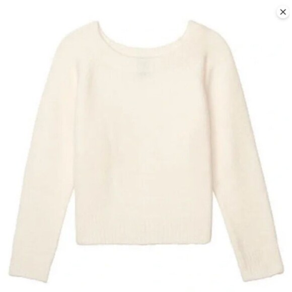 Victoria's Secret fuzzy boat neck boxy sweater size small - Picture 2 of 13